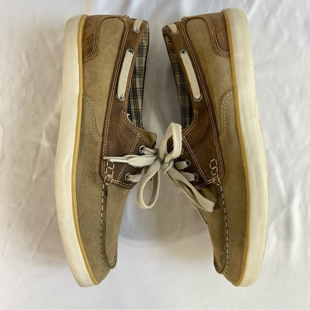 Clarks Men’s Jax Leather Suede Boat Shoes